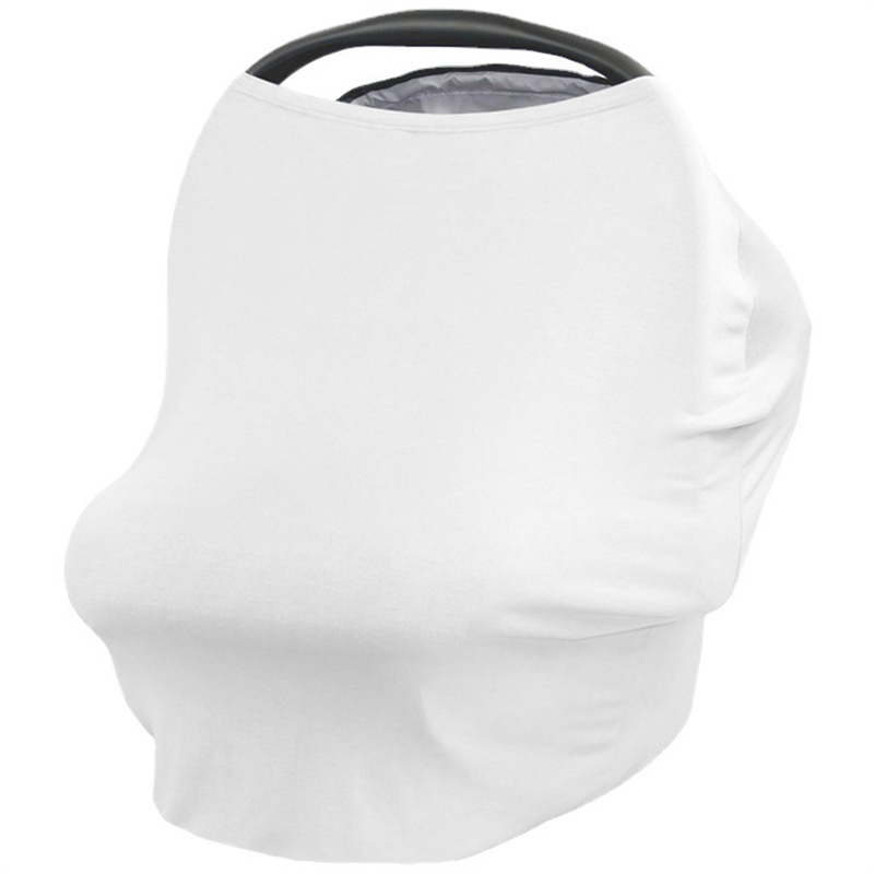 Sublimation Baby Carriage Cover Polyester Heat Transfer Postpartum Lactation Masks Breast-feeding Scarf Outside Prevent Light FIG Leaf A12