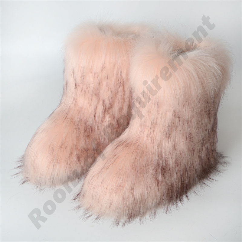 2022 long fur snow boots women winter warm thickened non-slip Australian Classic Full Fluffy Furry boots personality fashion shoes