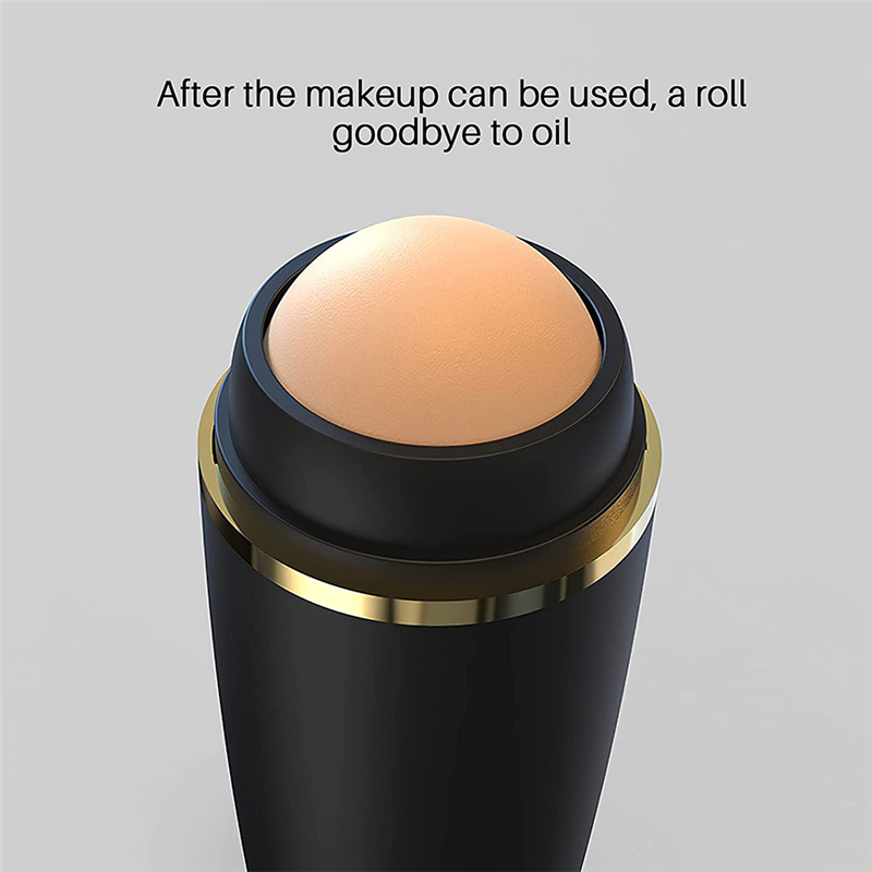 Face Oil Absorbing Roller Natural Volcanic Stone Massage Body Stick Makeup Skin Care Tool Facial Pores Cleaning Roller