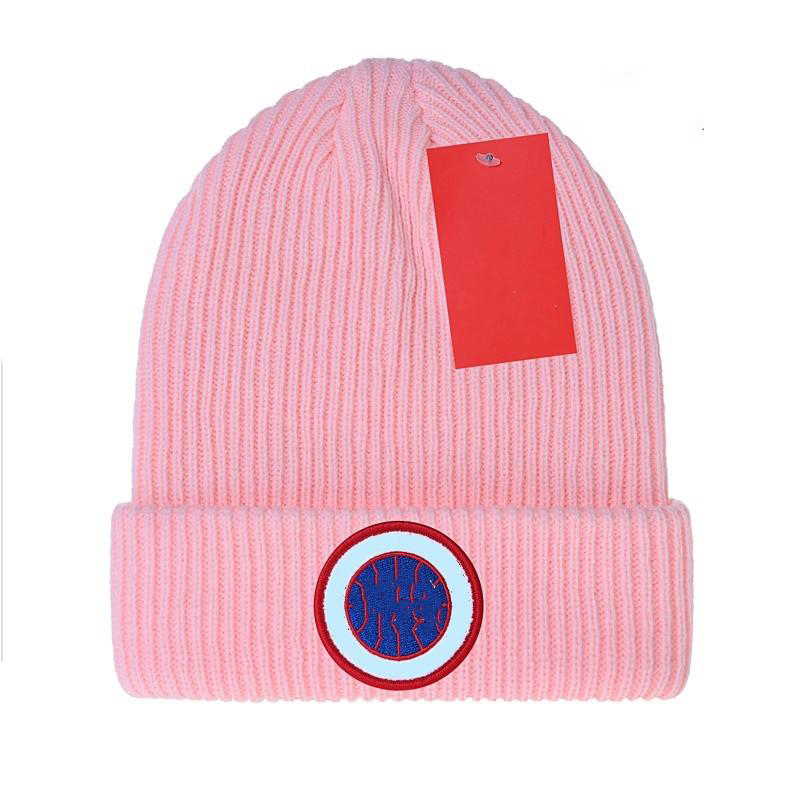 Modna czapki czapki dzianinowe czapki zimowy designerski kapelusz z literami wytłoczonymi ciepłą wełnianą czapką unisex casquette fit kapelusz 12 kolor9135112