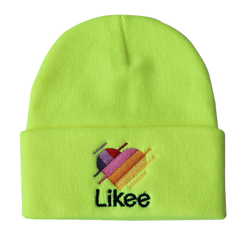 Beanies LIKEE And LOVE Warm Knitted Hat 100% Cotton Winter Ski Beanie Knit Skullies & Unisex Fashion Outdoor Casual Hats