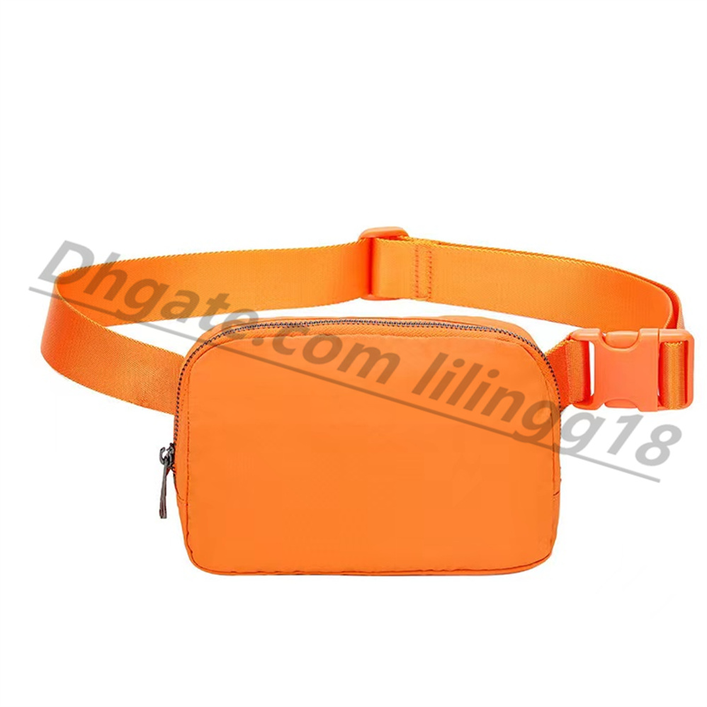 Top Lyxiga bälte Väskor lulu fanny pack designer bum bröst yoga väska bumbag Nylon Dam män Shouldra Cross body Midjeväska sling mode Plånbok Handväska