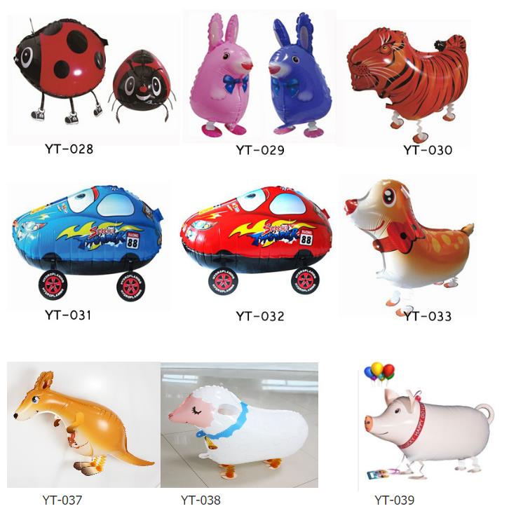 PET Animal Helium Aluminium Foil Balloon Automatic Sealing Kids Baloon Toys Present To Christmas Wedding Birthday Party Supplies ZM1013