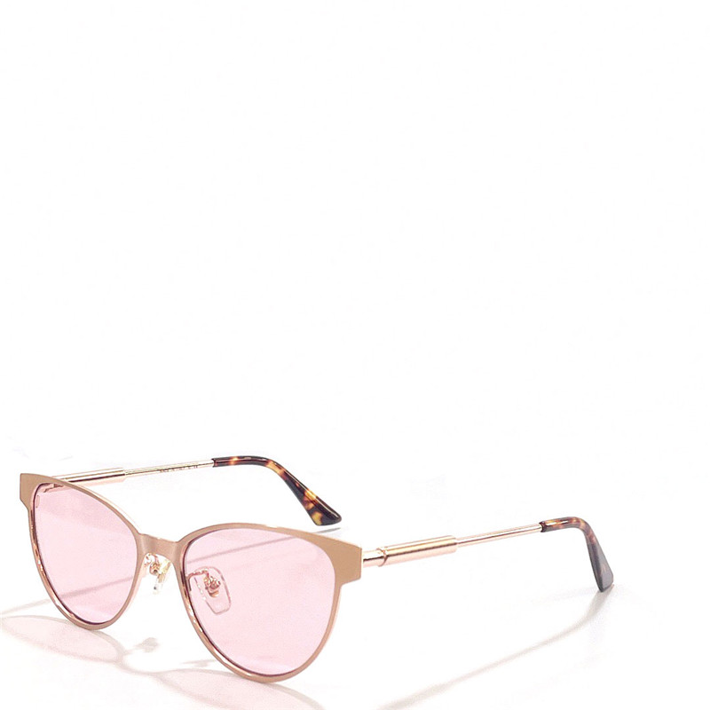 Nouveau design de mode lunettes de soleil 1277 cadre en métal oeil de chat style populaire et avant-gardiste été lunettes de protection UV400 en plein air