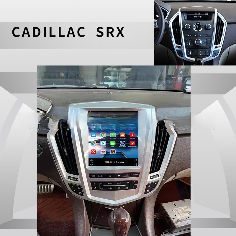 Android Auto-DVD-Radio Multimedia-Video-Player für Cadillac SRX Vertikale Bildschirmnavigation