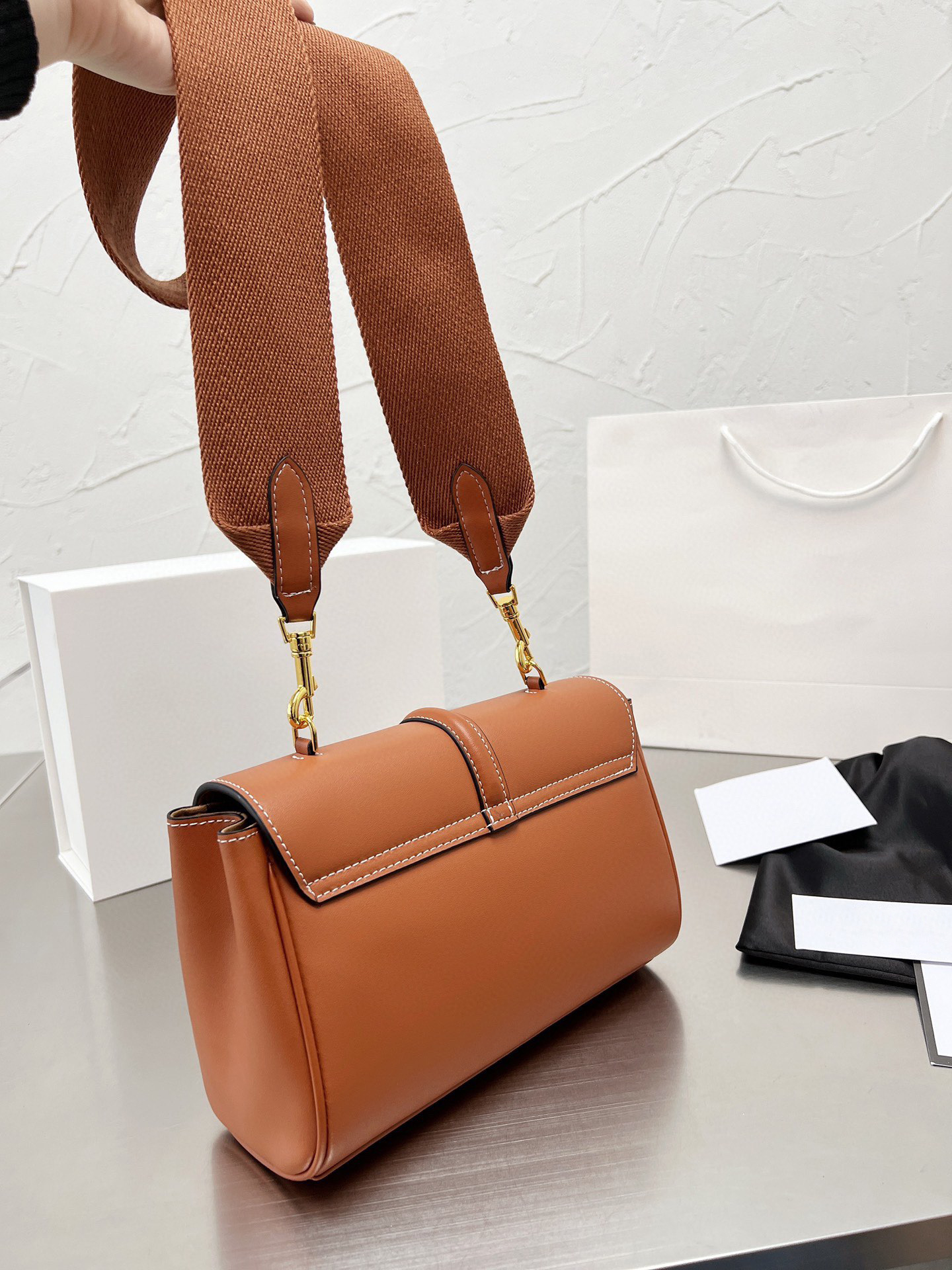 Bolsas de designer de moda Backpack bolsa de couros macios Material cobre mulheres mulheres bolsas de ombro bolsas de carteira as bolsas de luxo de topo