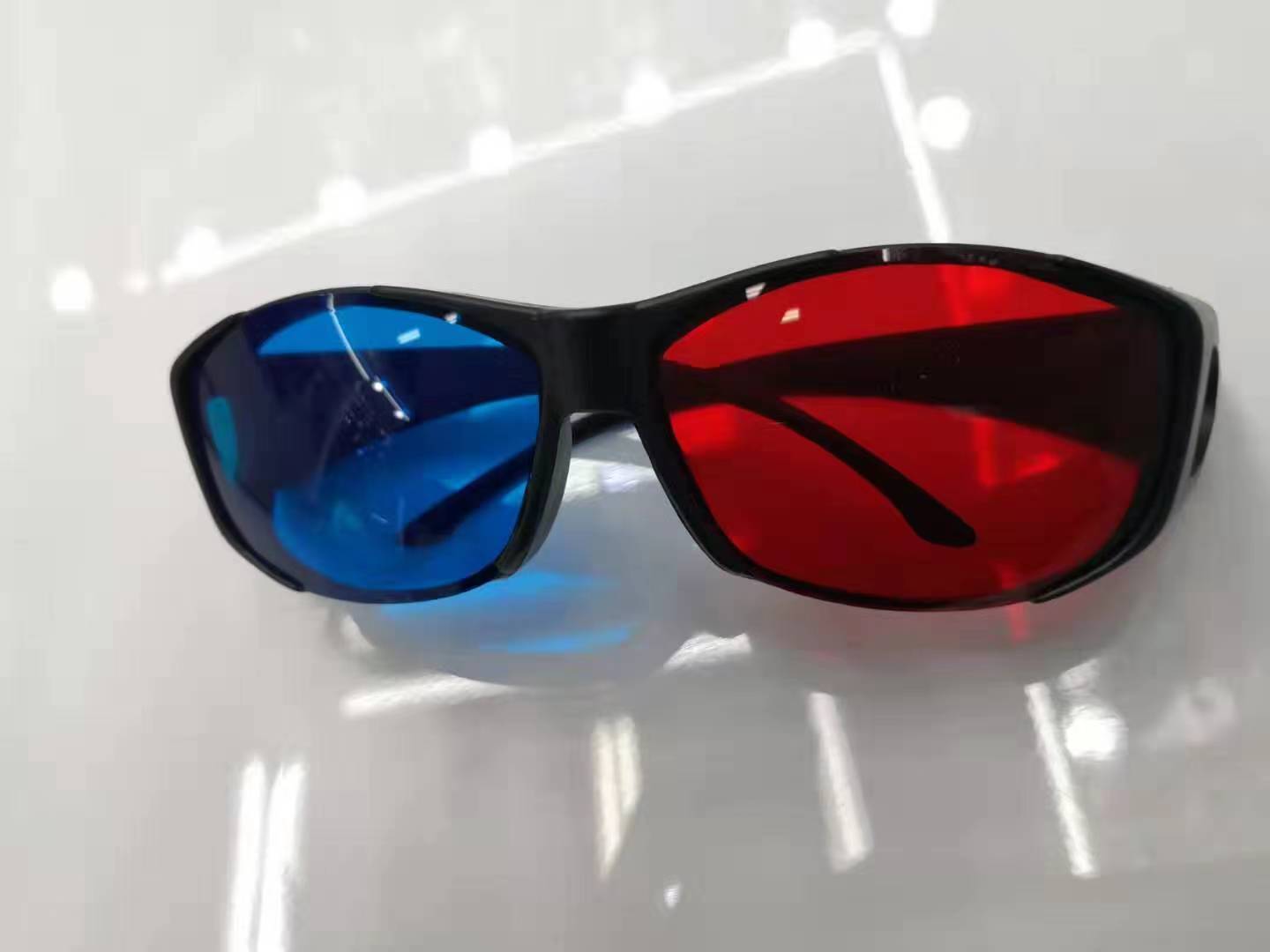 Устройства VRAR Пластиковые унисекс янтарные синие 3D -очки Bluered Greenmagenta Green Vision Anaglyph Gceles для видео Cinem2387266