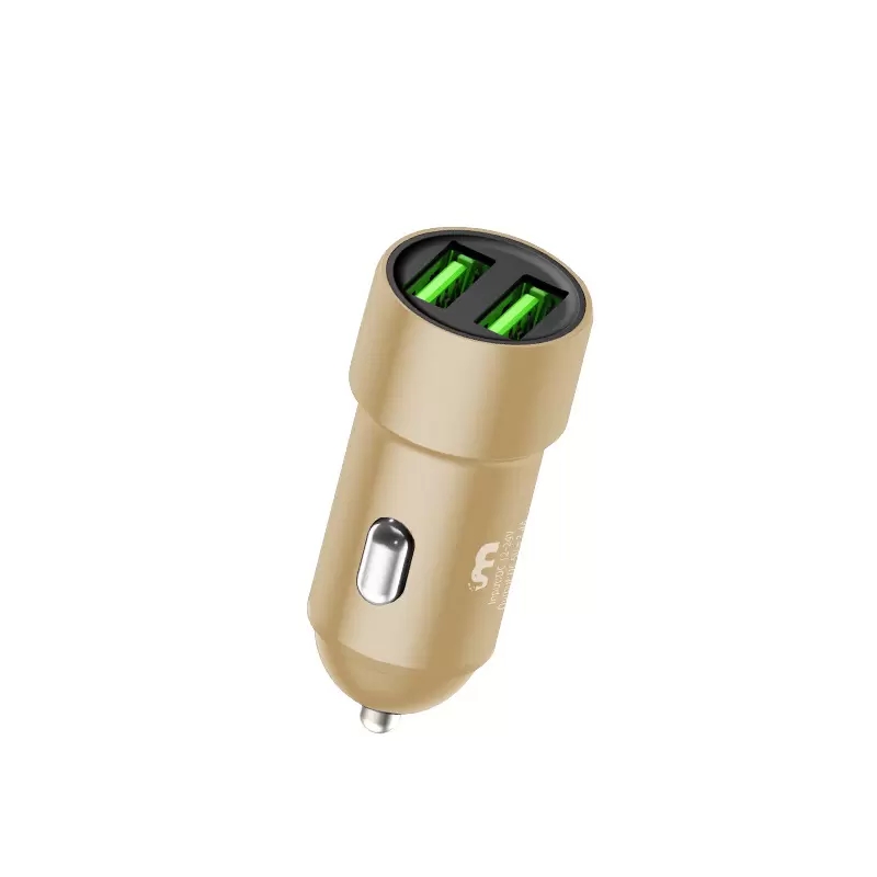 Car Charger Power Adapter Cell Phone Dual Usb Vehicle Portable 5V 3.4A For Fast Quick Chargers