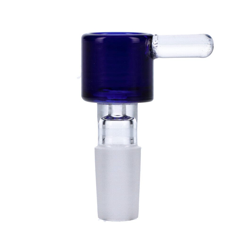 Colorful 14MM 18MM Male Joint Smoking Replacement Bowls Herb Tobacco Oil Filter Glass WaterPipe Bong Convert Non-slip Handle Hookah Down Stem Cigarette Holder DHL