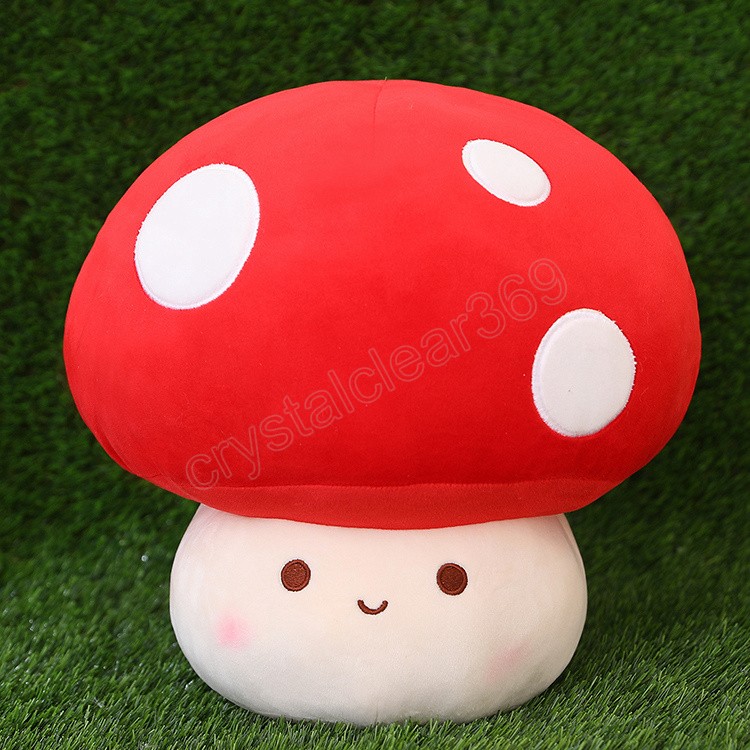 60CM Kawaii Mushroom Plush Dolls Simulation Plant Pillow Lovely Toys for Home Decor Sleeping Cushion Stuffed Soft Dolls