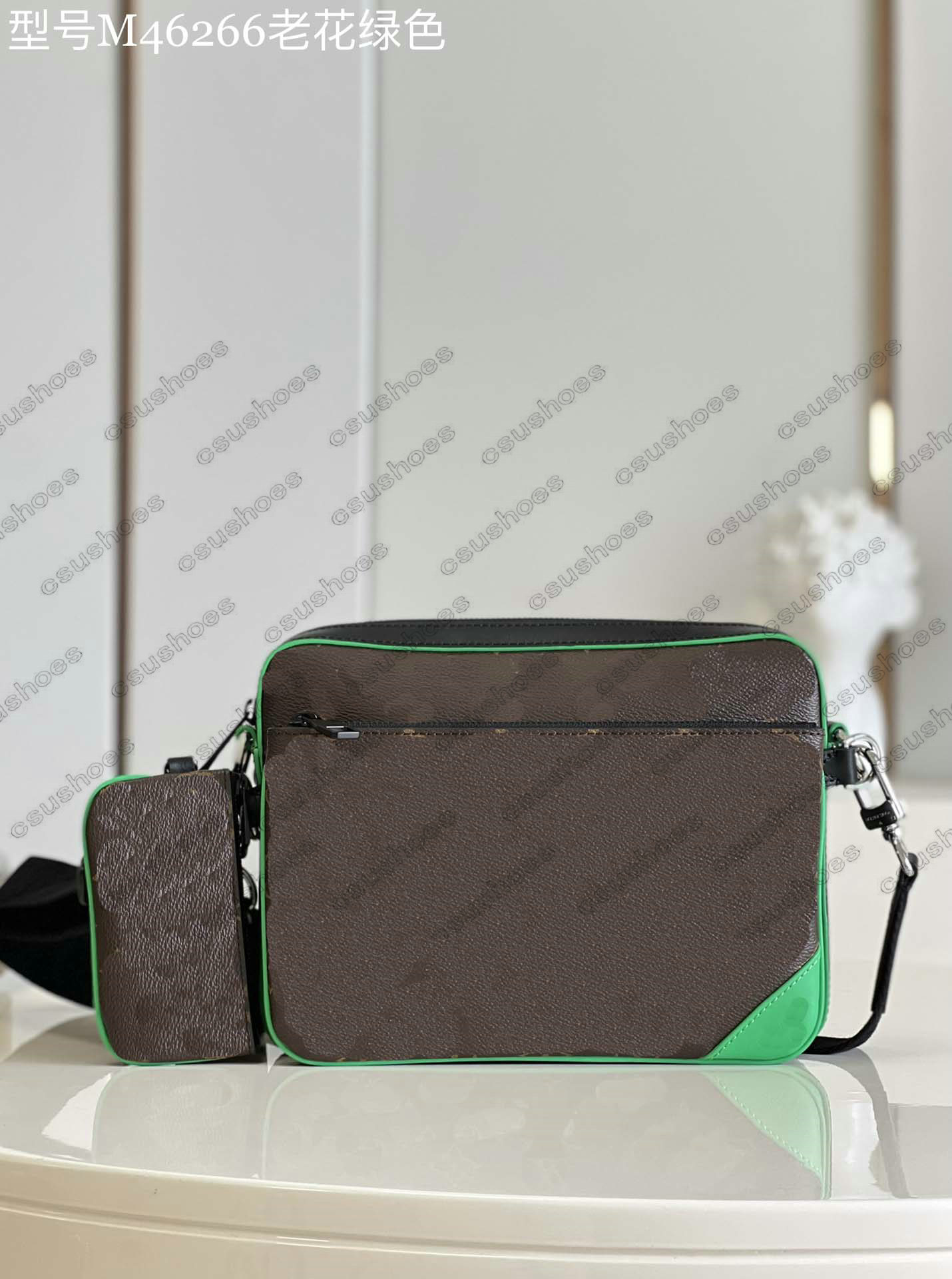 Erkek Trio Messenger Bölgeleri 3'ü 1 arada çanta Damier Sprey Luxurys Tasarımcılar Crossbody Omuz Çantası Kolu Çanta Cüzdanlar Tote 3'lü setler M69443 M45320 M46340 Nigo M45965