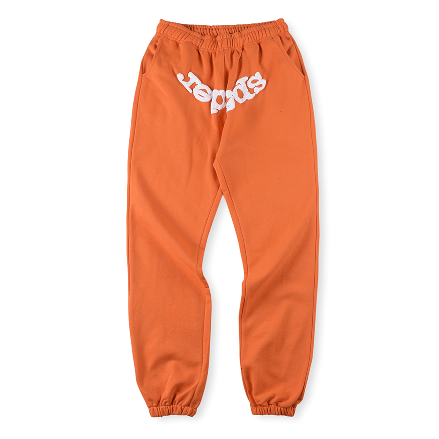 Pants Puff Printing Sweatpants M￤n Kvinnor Tunga tyg unisex joggar dragst￤ngbyxor 2023