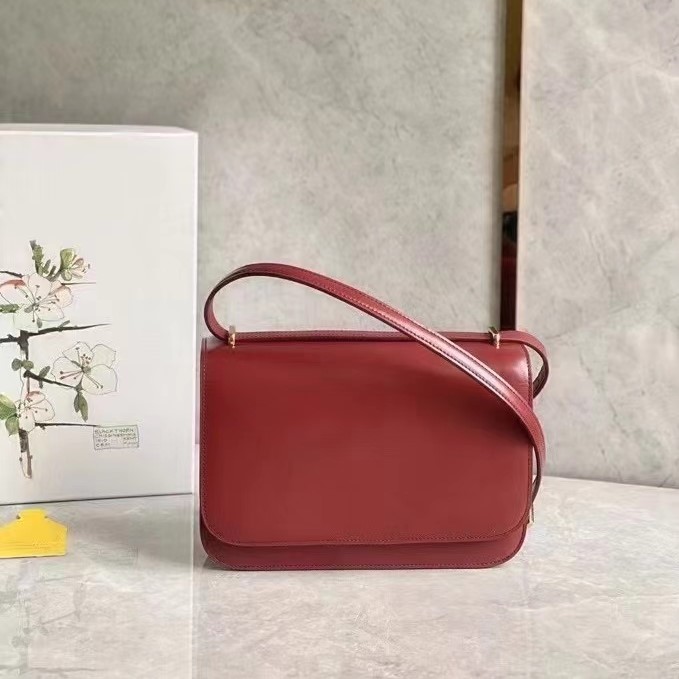 Goya tasarımcı askılı çanta çanta kahverengi flep dalga bayan çantalar kırmızı deri Zarf omuz çantaları kese Dicky0750b Crossbody Satchel akşam kutusu kadın Lüks çanta