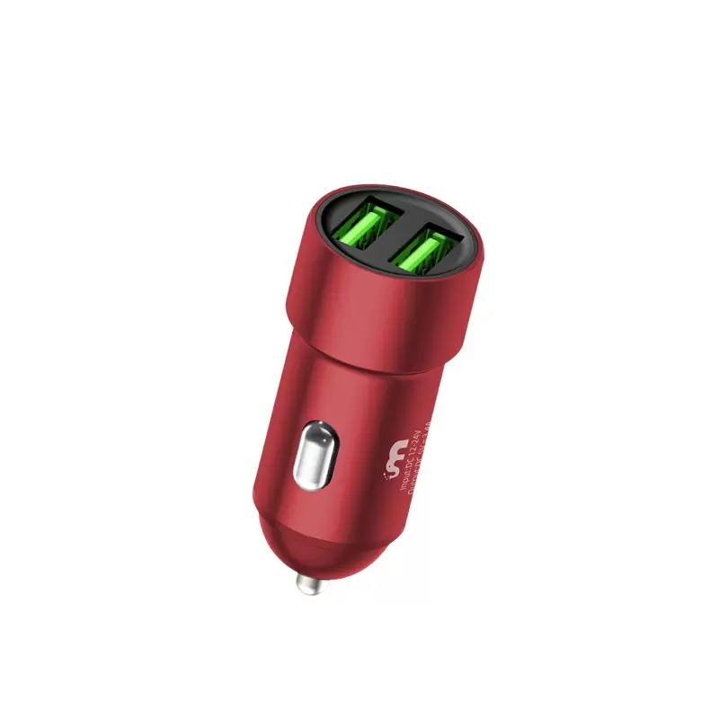 자동차 충전기 전원 어댑터 휴대폰 듀얼 USB 차량 휴대용 5V 3.4A 빠른 충전기