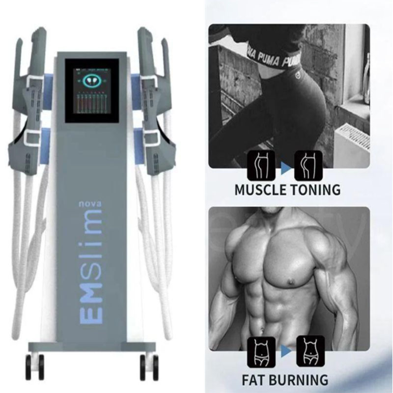 Emslim Nova Aesthetics EMT Slimming Machine RF 4 Handles Body Sculpt muscle