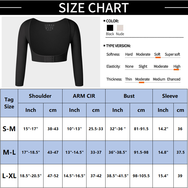 Arm Shaper Upper Post Slimmer Compression Sleeves Posture Corrector Tops Formewear for Women Slimming Vest 221013