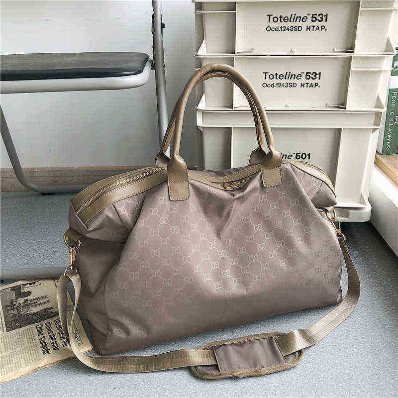 Duffel Bags Business Trip Kort avstånd Enkel hand Kvinnans bagage Män ljus Stora kapacitet Resor Fitness BA317J