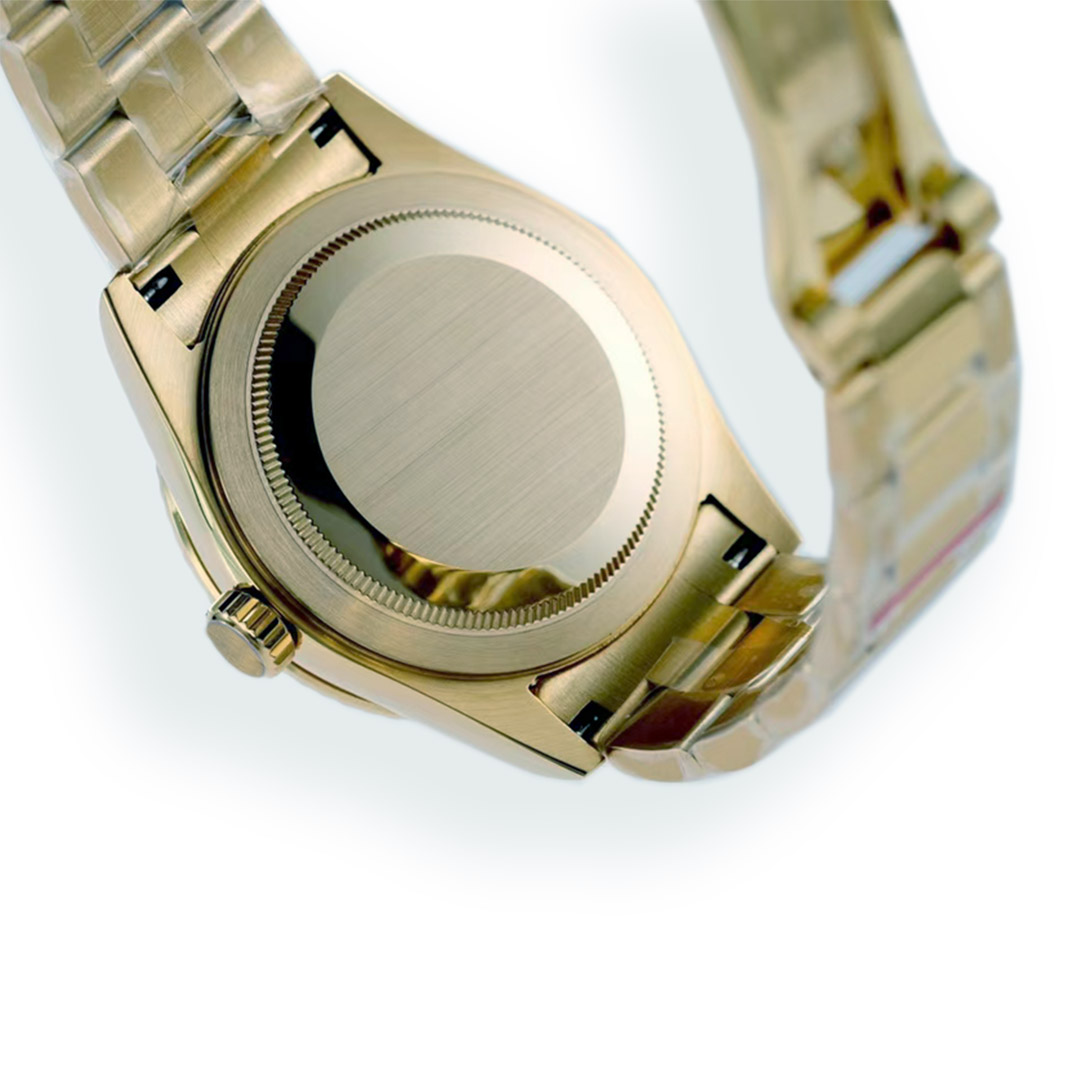 Gold Mens relógios movimentos automáticos com cinta de aço inoxidável Sapphire Glass Watch Mechanical Designer Fashion Watches