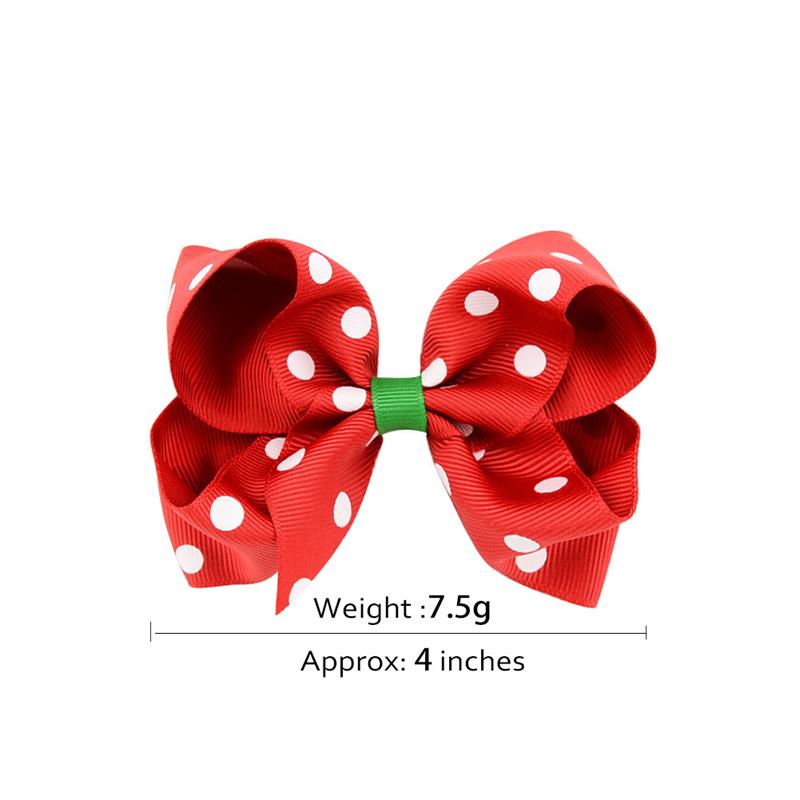 Baby Girls Bow Hairpins Barrettes Christmas Grosgrain Ribbon Bows With Clip Snowflake Kids Girl Pinwheel Coils Clips Hair Pin Acpes1477176