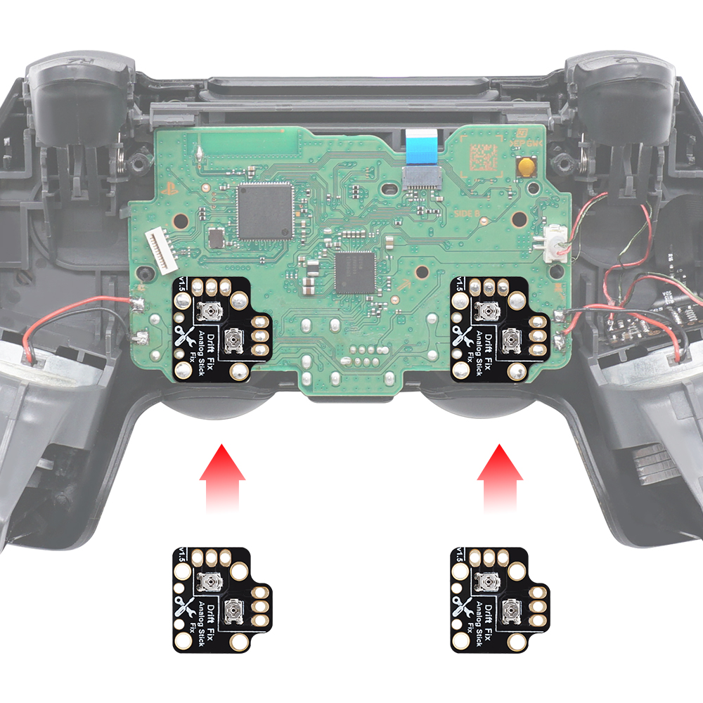 PS4 PS5 controller X-One 3D Joystick Reset Calibrate Board Drift Adjustment fix stick analogico Switch Pro