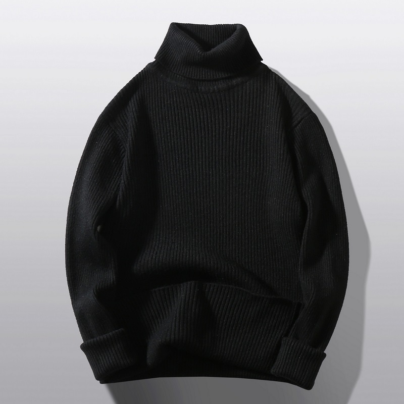 Erkek Sweaters Düz Renkli Belvek Kazak Erkek Külot Uzun Kollu Slim Fit Sıcak Kazak Altaklar 221014