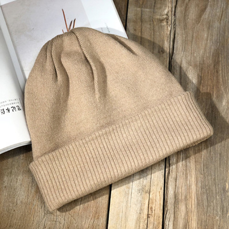 BeanieSkull Caps Winter Warm Wool Beanie Oversize Hat For Women Autumn RallMatch Korean Fashion Large Size Big Head Loose Knitted 221013