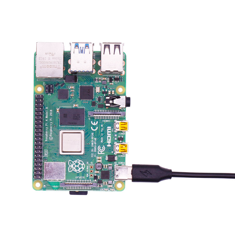 AC 100–240 V DC 5 V 3 A Netzteil Schalter Taste Netzteil Ladegerät Typ C USB-Anschluss 5 V Volt für Raspberry Pi 4 Modell B 4B D3.0