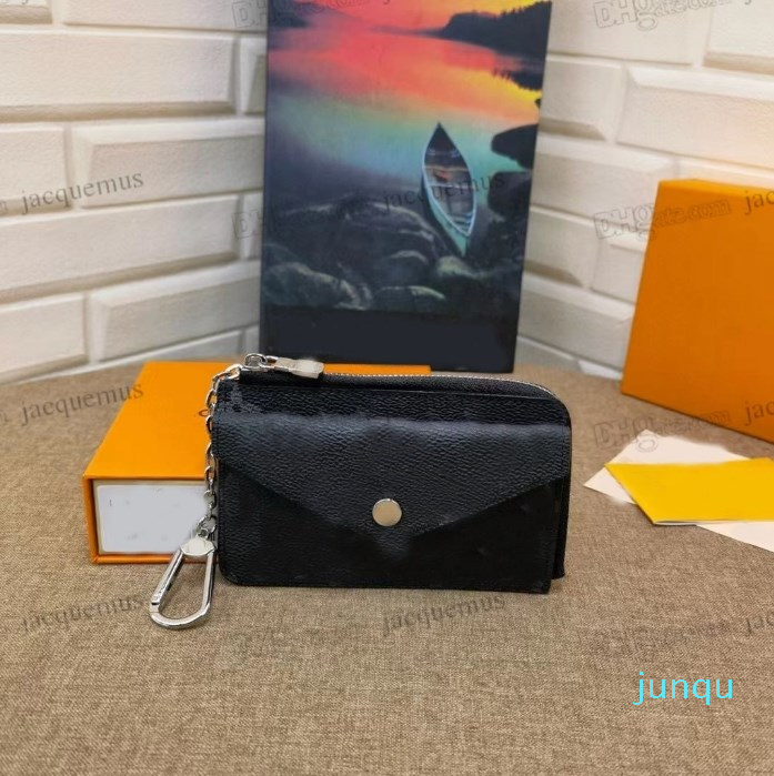 Recto Verso Credit card Wallet Cardholder holder Paid Flower small wallets womens Mens pouch borsa leather zippy207S