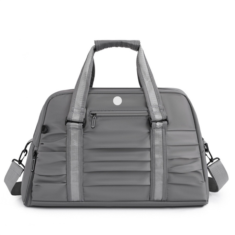Lu Duffel Bag Yoga Handbag Gym Fitness Travel Outdoor Sports Bags Shoulder Bags Large Capacity