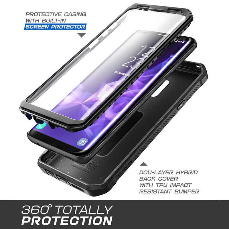 Cell Phone Cases For Samsung Galaxy S9 Plus SUPCASE UB Pro Full-Body Rugged Holster Protective with Built-in Screen Protector Cover W221014