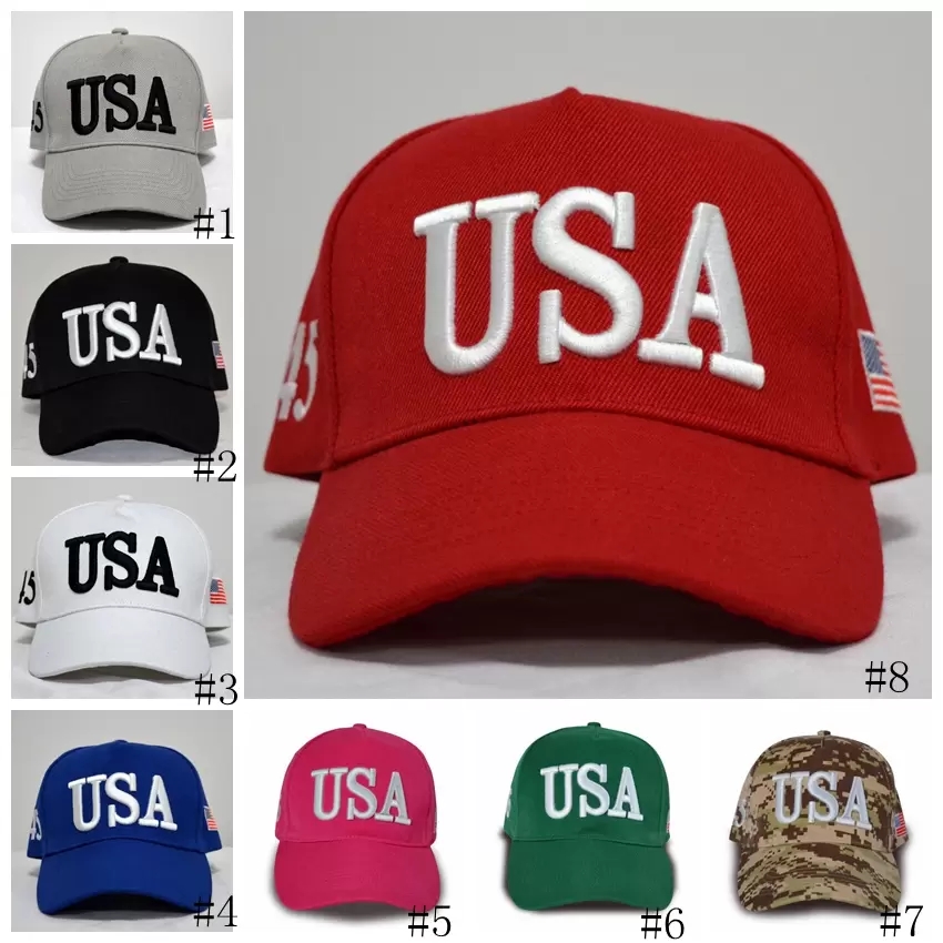 I berretti da baseball Trump Hat rendono l'America ancora una volta grandi cappelli Donald Trump Republican Snapback USA Flag Mens Party