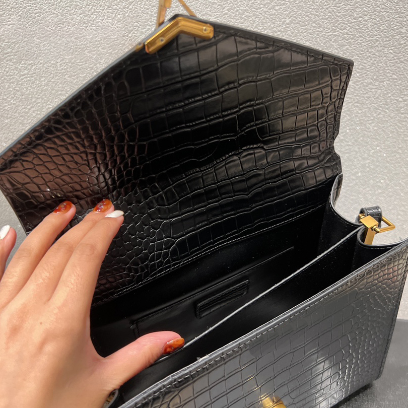 Nuova borse di design Donne di lusso Sagni spalle Designer Portafoglio Crossbody Borse Female Pulses 2022 Topquality Solido Crocodile Pattern Bags