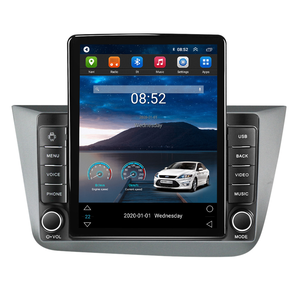 Araba DVD Radyo Video Oynatısı Android 11 Seat Altea için 5P 2004 - 2015 Toledo 5P III 3 2004 - 2009 Bt WiFi Carplay Navi GPS