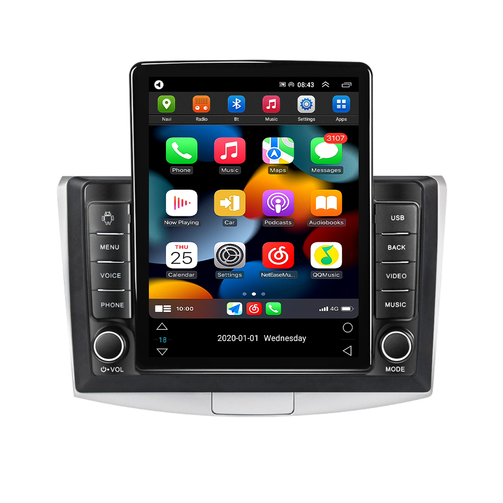 カーDVDマルチメディアプレーヤー2 DIN CARPLAY ANDROID AUTO CAR RADIO FOR VW VOLKSWAGEN PASSAT B6 B7 CC 2010-2015 Tesla Style GPS 2DIN BT