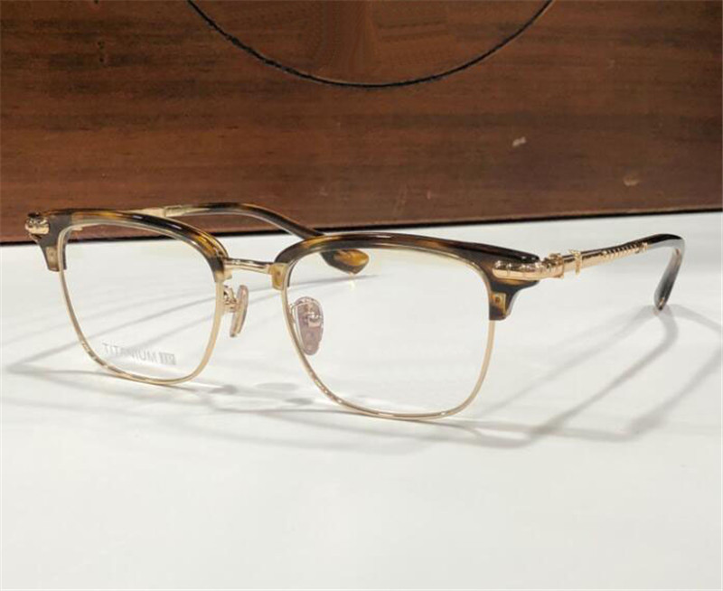 Neue Modedesign-Cat-Eye-Titanrahmen-optische Brille 8148 Retro-einfacher und vielseitiger Stil mit Box für verschreibungspflichtige Gläser