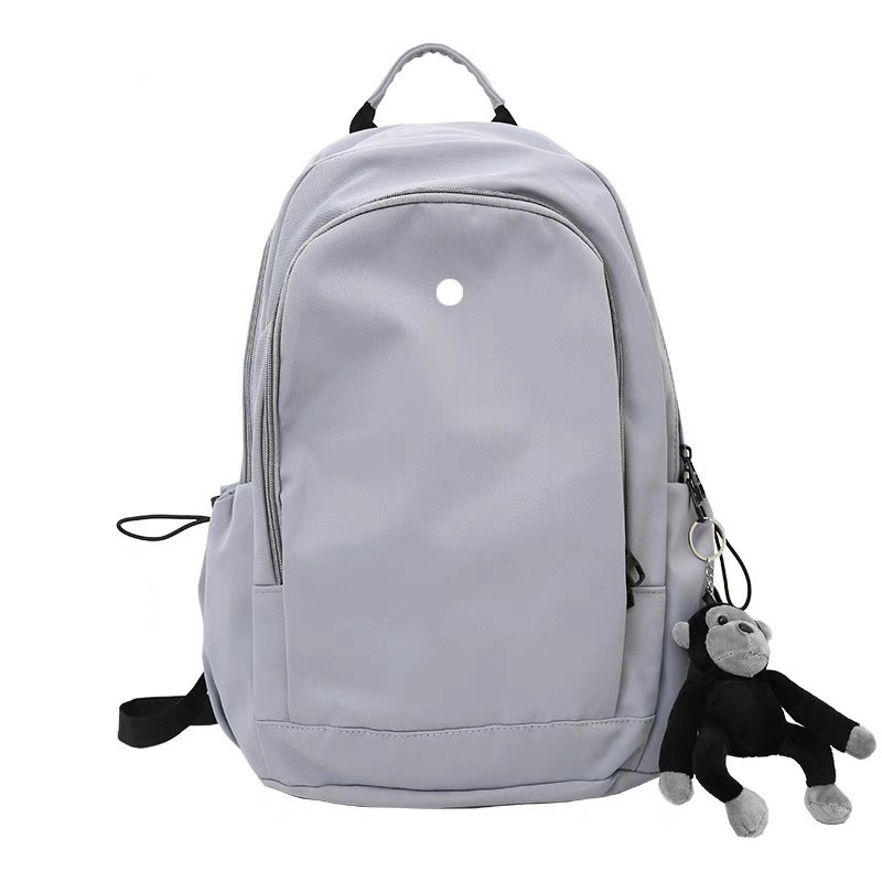 LU Women Yoga Outdoor Bags Backpack Casual Gym Teenager Student Schoolbag Knapsack 