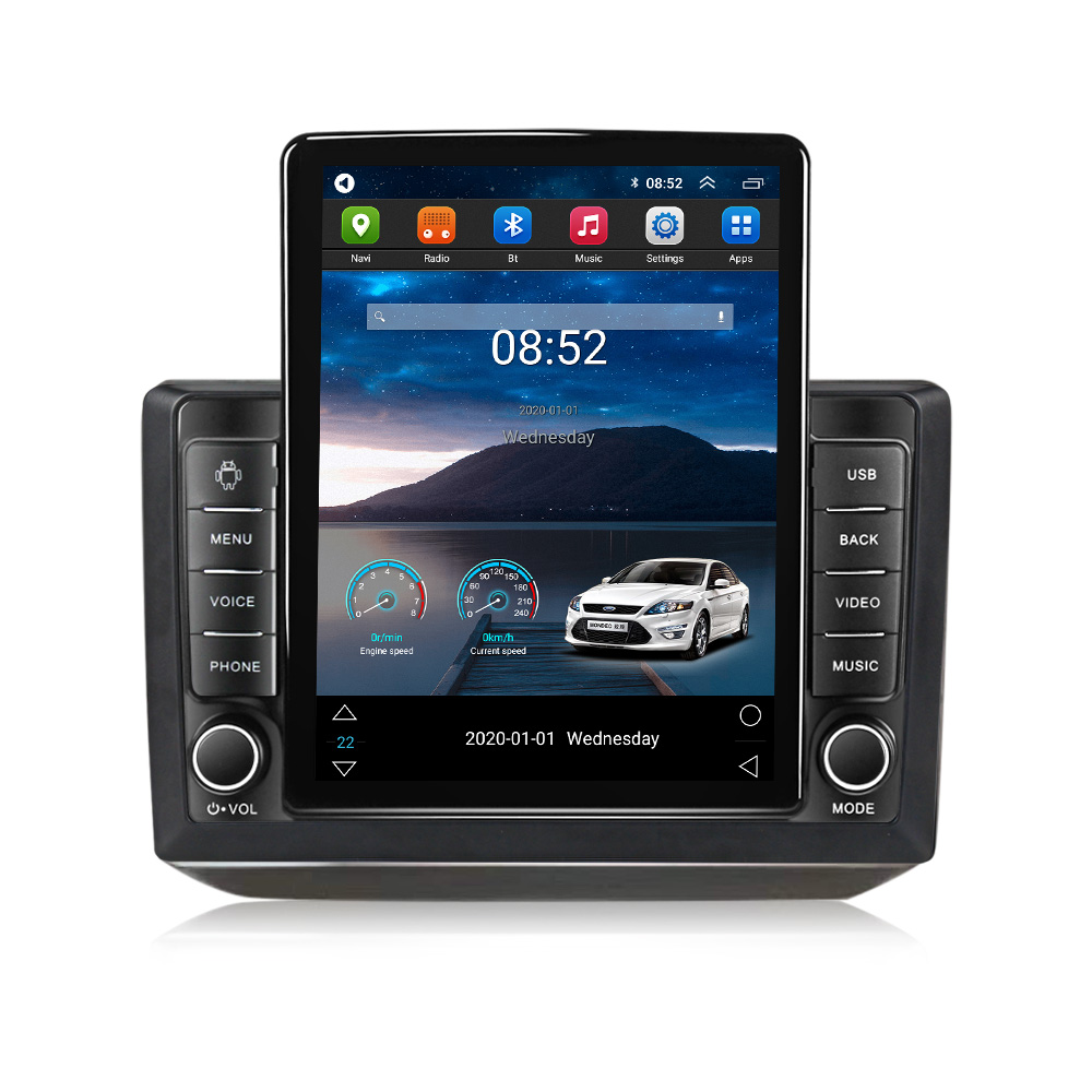 CAR DVD Radio Multimedia Video Player Android 2din stereo dla Skody Fabia 2 2007 - 2014 Tesla Style Nawigacja GPS 2 DIN BT