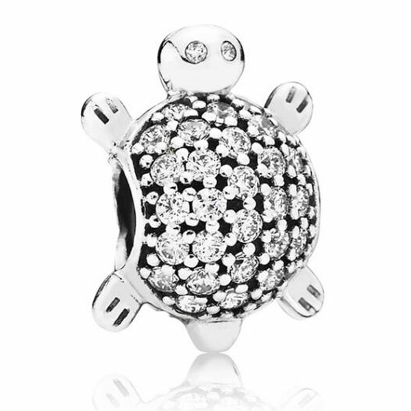 925 Sterling Silver Dangle Charm Femmes Perles Haute Qualité Cadeau Btuamb Luxueux Étoile Amour Coeur Fleur Cristal Simulé Perle Perle Fit Pandora Charms Bracelet DIY