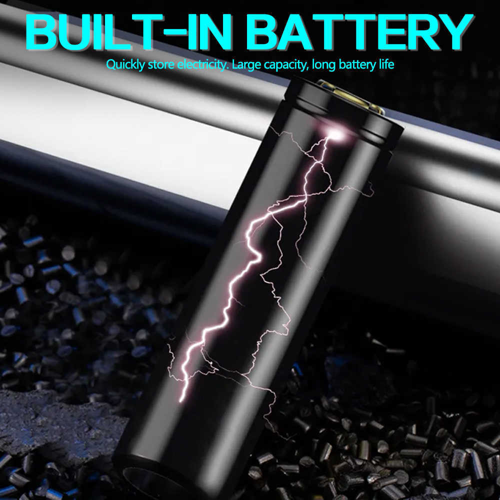 Falllampor Torches Pocketman USB-uppladdningsbar ficklampa fickfackla kan användas som kraftbank vattentät ficklampa med inbyggt batteri L221014