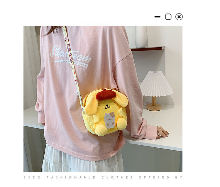 여자 패션 퍼지 큰 귀 핑크 핸드백 여자 로리타 캐주얼 공주 액세서리 멀티 디자인 핸드백