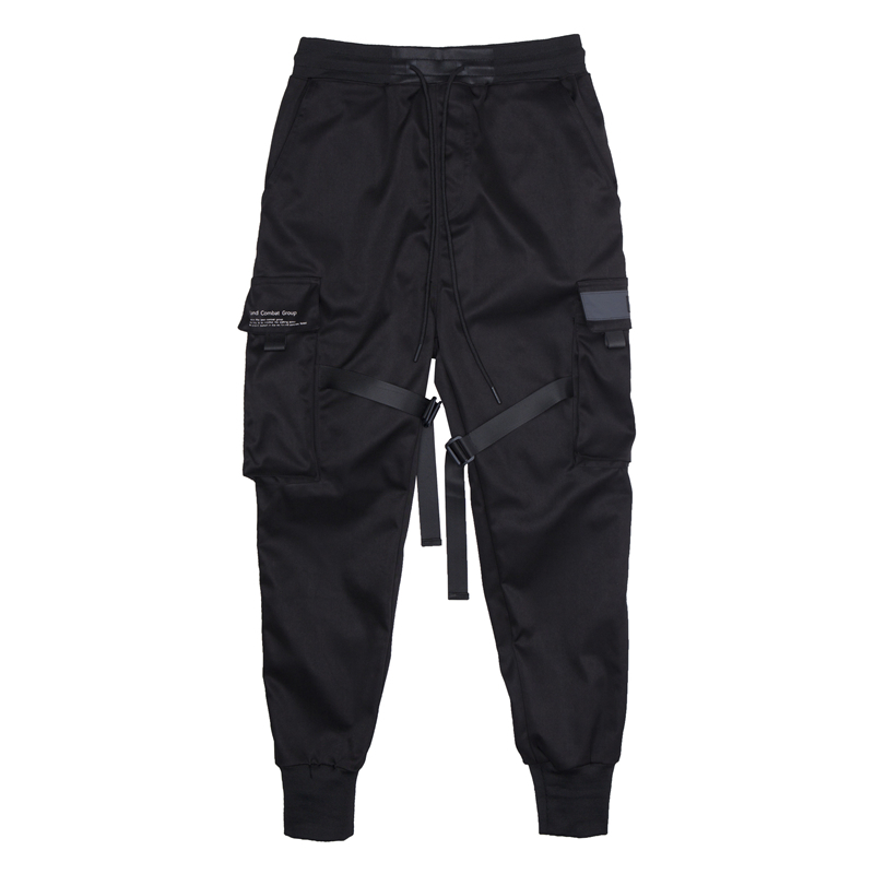 Męskie spodnie 11 Bybb's Dark Joggers Multi-Papieł Elastyczna talia harem Hip Hop Streetwear Brespants Pencil Techwear 221014