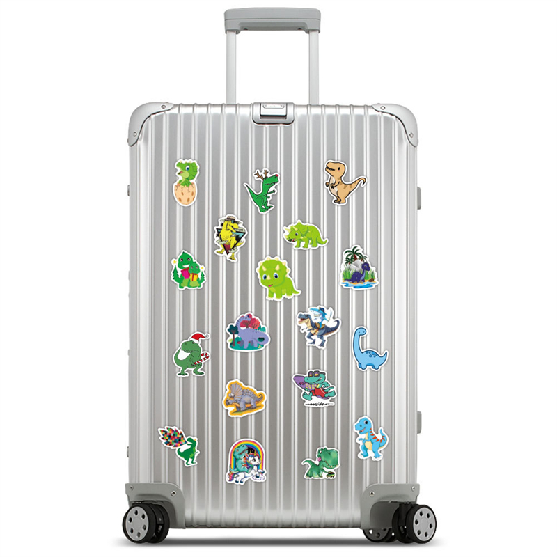 Dinosaur Stickers Cute Waterproof Cartoon Sticker for Kids for Stationery Luggage Teaching Rewards W-922