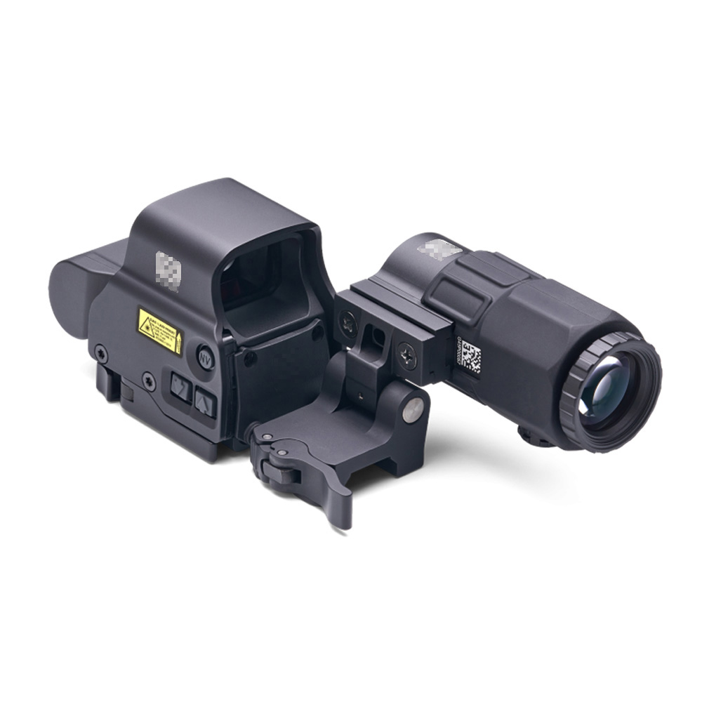 Tactical G45 5X Vergrootglas Scope met 558 Red Green Dot Sight Combo Holographic Hybrid Optics G45.STS Switch to Side QD Mount voor Hunting Rifle