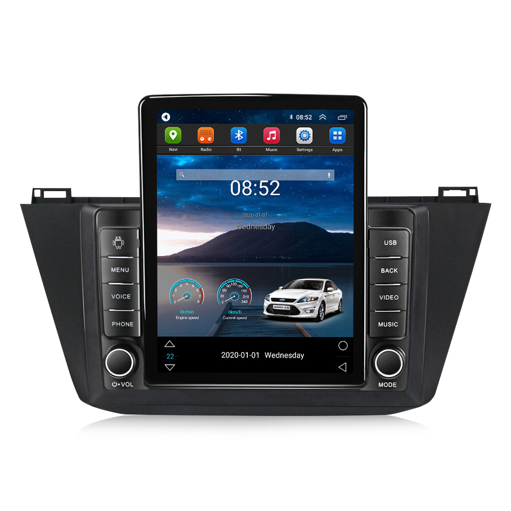 Android 11 jogador DVD Rádio multimídia para VW Volkswagen Tiguan 2017 2018 2019 Tesla Style GPS Navigation estéreo BT