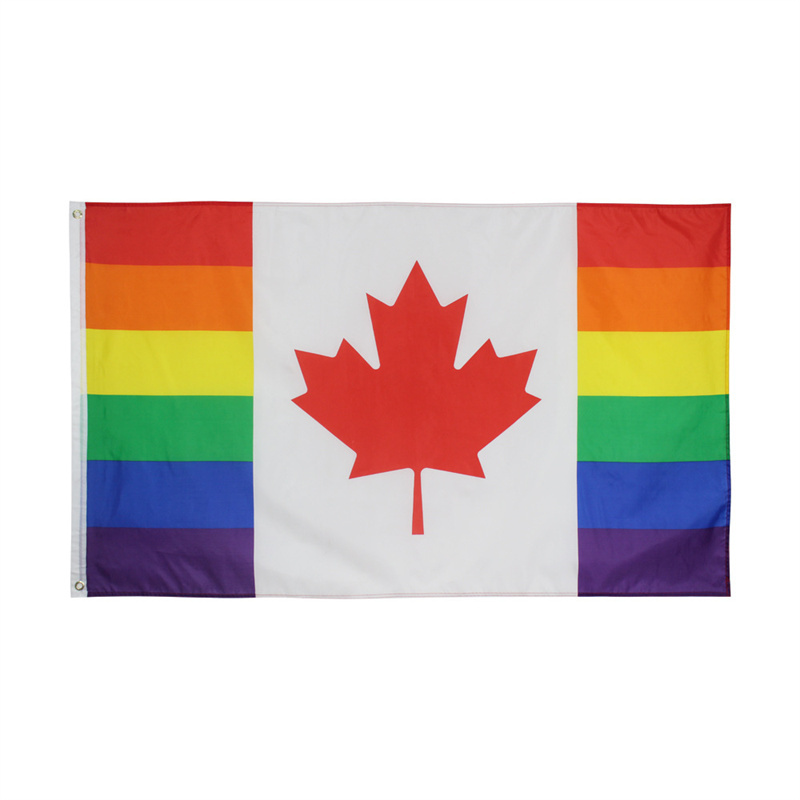 90x150cm 3x5 FTS Banner vlaggen LGBT Gay Pride Progress Rainbow Flag klaar om directe fabrieksvoorraad te verzenden Dubbel gestikte