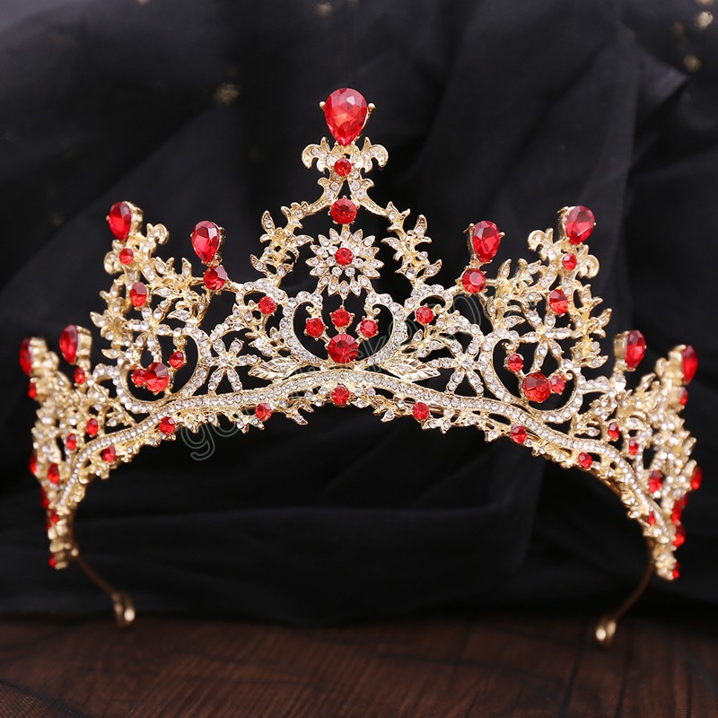 Corone da sposa in cristallo Diademi le donne Accessori capelli da principessa di lusso capelli da sposa