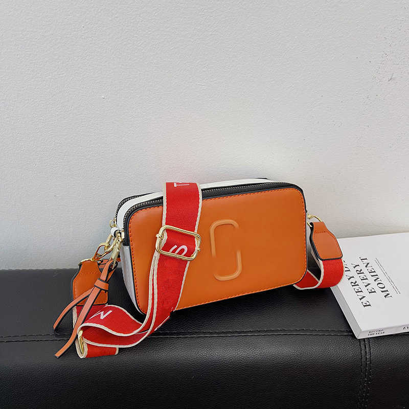 Retail Designer Womens Shoulder Bag Color Contrast Camera Bags Versatile Messenger Bag284f