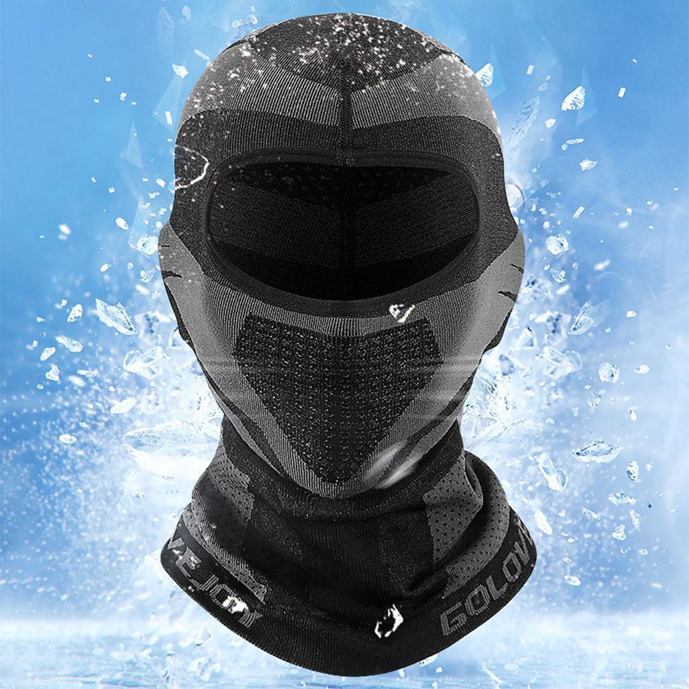 Radfahren Caps Masken Winter Motorrad Maske Warm Halten Thermo Stricken Sturmhaube Motorrad Biker Gesichtsmaske Winddicht Racing Ski Maske Reiten Männer Frauen 221017