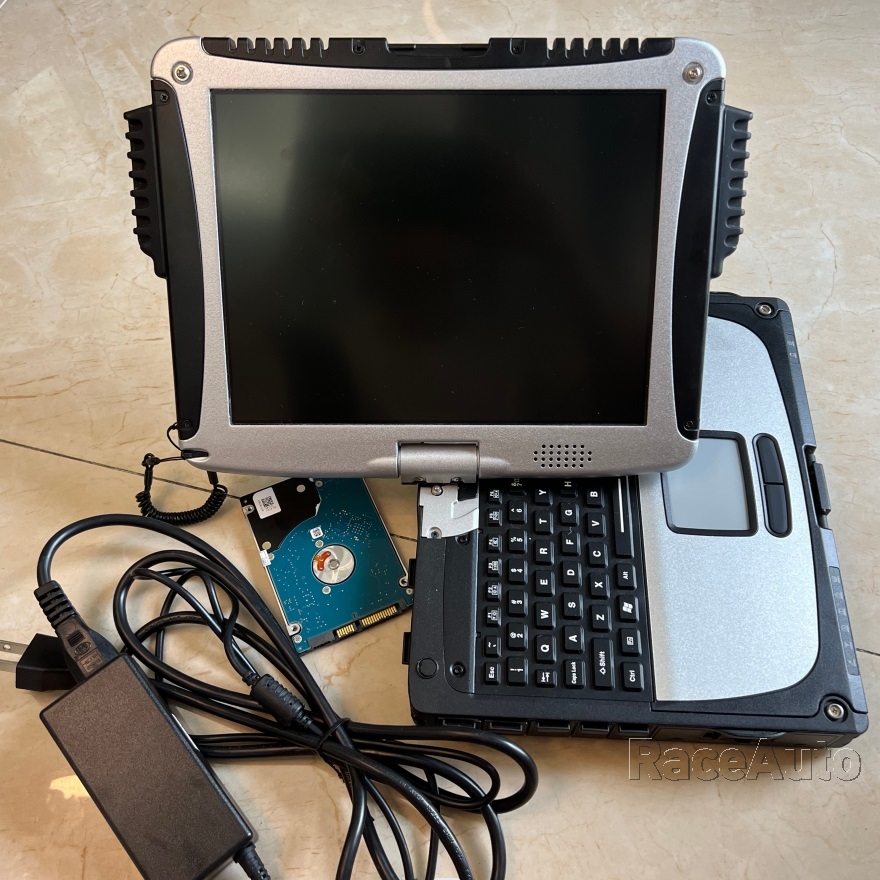 Hot Toughbook voor Panasonic CF-19 CF19 CF 19 Laptop i5 cpu 4g ram ondersteuning Alldata Mb Star Sd Connect C4 C5 C6 programma's