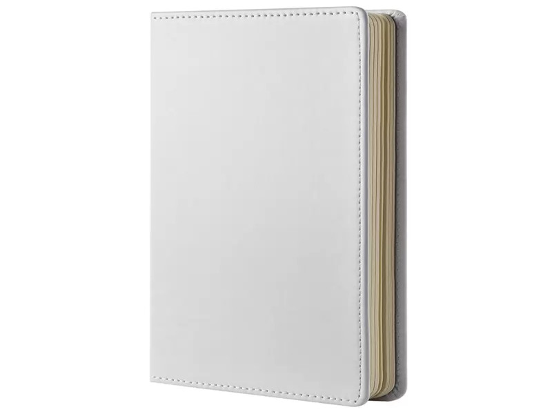 US Warehouse A5 Blank Sublimation Notepads White Heat Transfer Printing PU Leather Notebook DIY Gifts School Supplies B5
